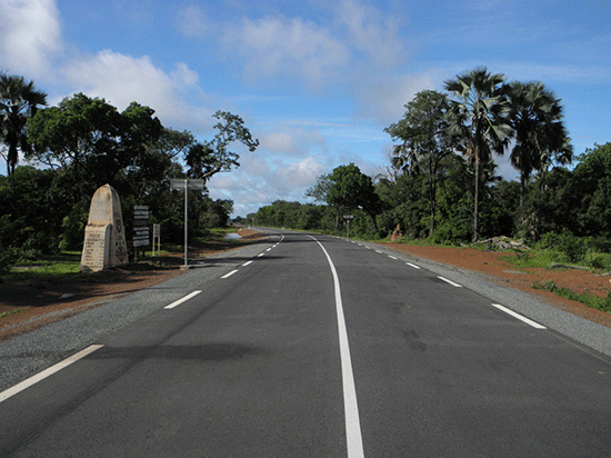 Construct 115 km Asphalt Concrete Roads from Boumehoun to Guinea- Senegal Borders, Guinea