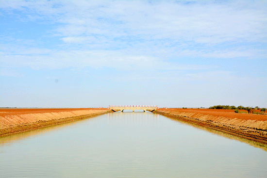 Construction of the Irrigation Systems for 3900 hectares Farmlands at the Niger River Areas, Mali